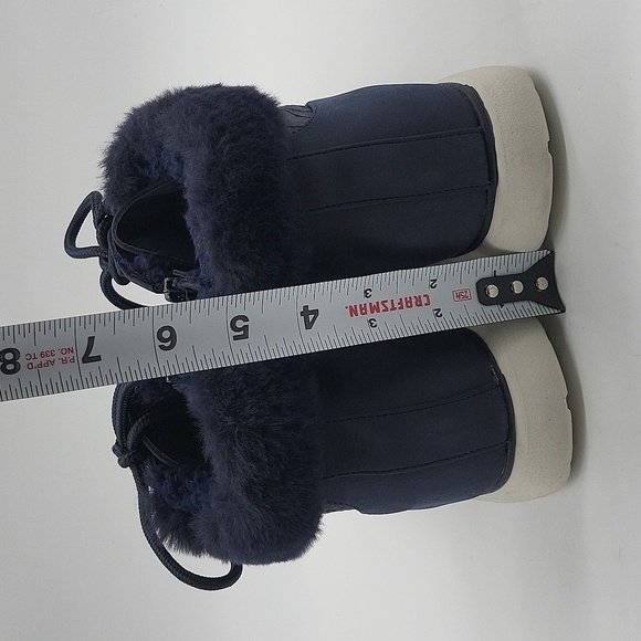 1051- Karen Scott Ankle Boots Size 7 White And Blue Colors NWT - Picture 5 of 8